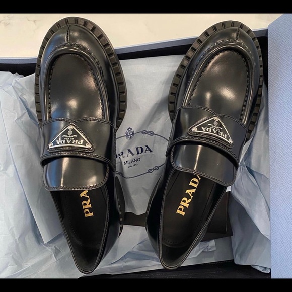 Prada Logo Platform Loafer - Picture 1 of 7